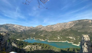 Vista panorámica de El Castell de Guadalest en la Costa Blanca