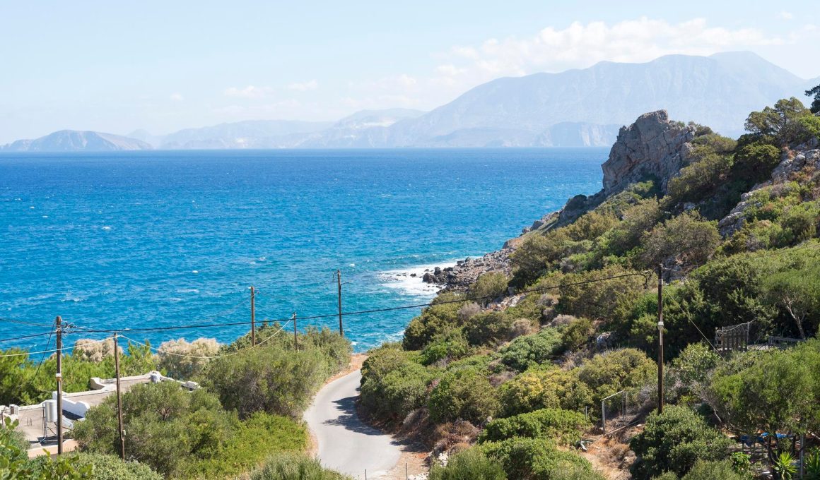 Paisaje costero de la Costa Blanca cerca de Alicante