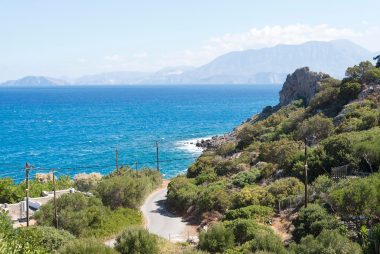 Paisaje costero de la Costa Blanca cerca de Alicante